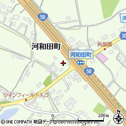 茨城県水戸市河和田町3037周辺の地図