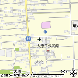 群馬県太田市大原町1053-2周辺の地図