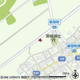 石川県加賀市新保町周辺の地図