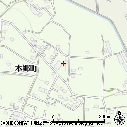 群馬県高崎市本郷町1604周辺の地図