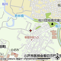 茨城県水戸市河和田町72-2周辺の地図
