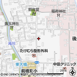群馬県前橋市箱田町1017-4周辺の地図