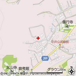 栃木県栃木市平井町747周辺の地図