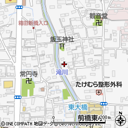 群馬県前橋市箱田町1493周辺の地図