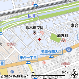 前沢紋章周辺の地図