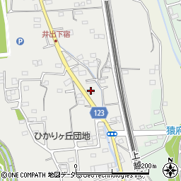 群馬県高崎市井出町477周辺の地図