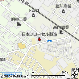 日本フローセル製造前橋工場周辺の地図