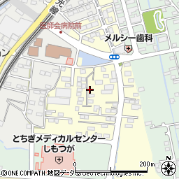 栃木県栃木市大平町牛久655周辺の地図