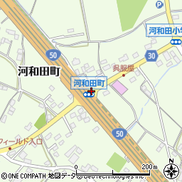 河和田町周辺の地図