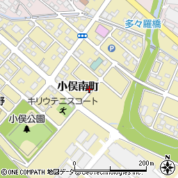 栃木県足利市小俣南町周辺の地図