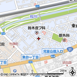 有限会社中田表具店周辺の地図