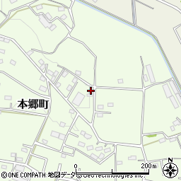 群馬県高崎市本郷町1605周辺の地図