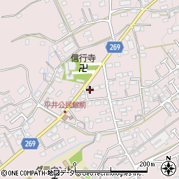 栃木県栃木市平井町543周辺の地図