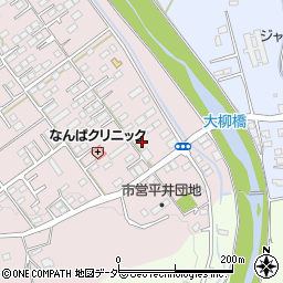 栃木県栃木市平井町166周辺の地図