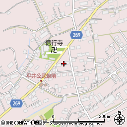 栃木県栃木市平井町544周辺の地図