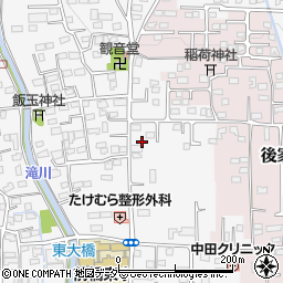 群馬県前橋市箱田町1016周辺の地図