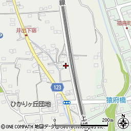 群馬県高崎市井出町352周辺の地図