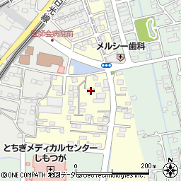 栃木県栃木市大平町牛久654周辺の地図