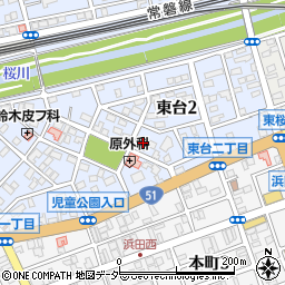 株式会社矢崎石材店周辺の地図