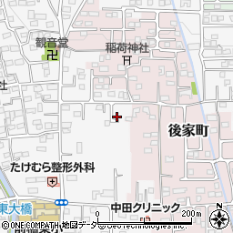 群馬県前橋市箱田町1009周辺の地図