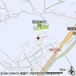 茨城県笠間市稲田765周辺の地図