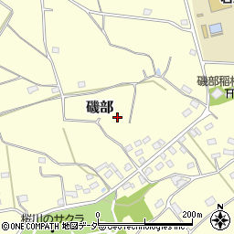 茨城県桜川市磯部周辺の地図