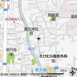 群馬県前橋市箱田町1502周辺の地図