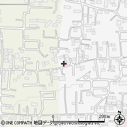 群馬県前橋市箱田町167周辺の地図