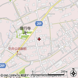 栃木県栃木市平井町546周辺の地図