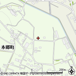 群馬県高崎市本郷町1597-1周辺の地図