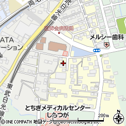 栃木県栃木市大平町牛久640周辺の地図