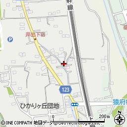 群馬県高崎市井出町349周辺の地図