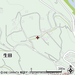 長野県上田市生田1529-2周辺の地図