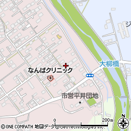 栃木県栃木市平井町165周辺の地図