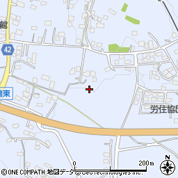 茨城県笠間市下市毛周辺の地図
