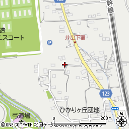 群馬県高崎市井出町523周辺の地図