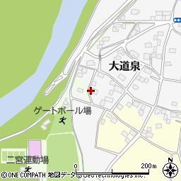 栃木県真岡市大道泉208周辺の地図