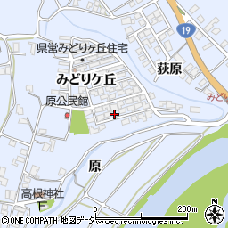 長野県安曇野市明科七貴原周辺の地図