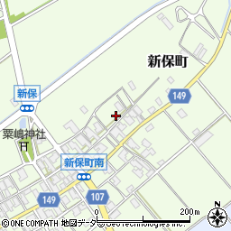 石川県加賀市新保町ル83周辺の地図