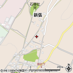 長野県東御市新張986周辺の地図
