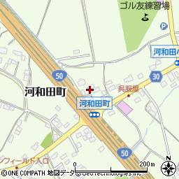 茨城県水戸市河和田町3029-1周辺の地図
