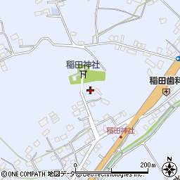 茨城県笠間市稲田768周辺の地図