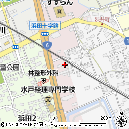 茨城県水戸市浜田町397周辺の地図