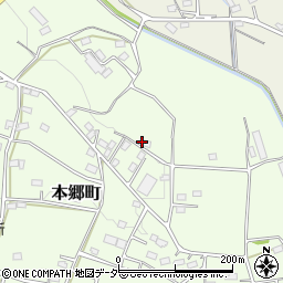 群馬県高崎市本郷町1610周辺の地図