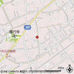 栃木県栃木市平井町550周辺の地図