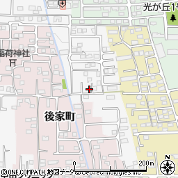 群馬県前橋市箱田町741-4周辺の地図