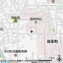 群馬県前橋市箱田町666-1周辺の地図