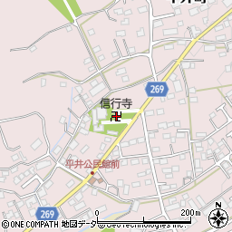 栃木県栃木市平井町536周辺の地図