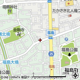 群銀中泉支店前周辺の地図