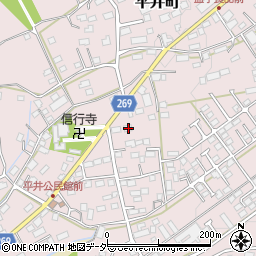 栃木県栃木市平井町548周辺の地図
